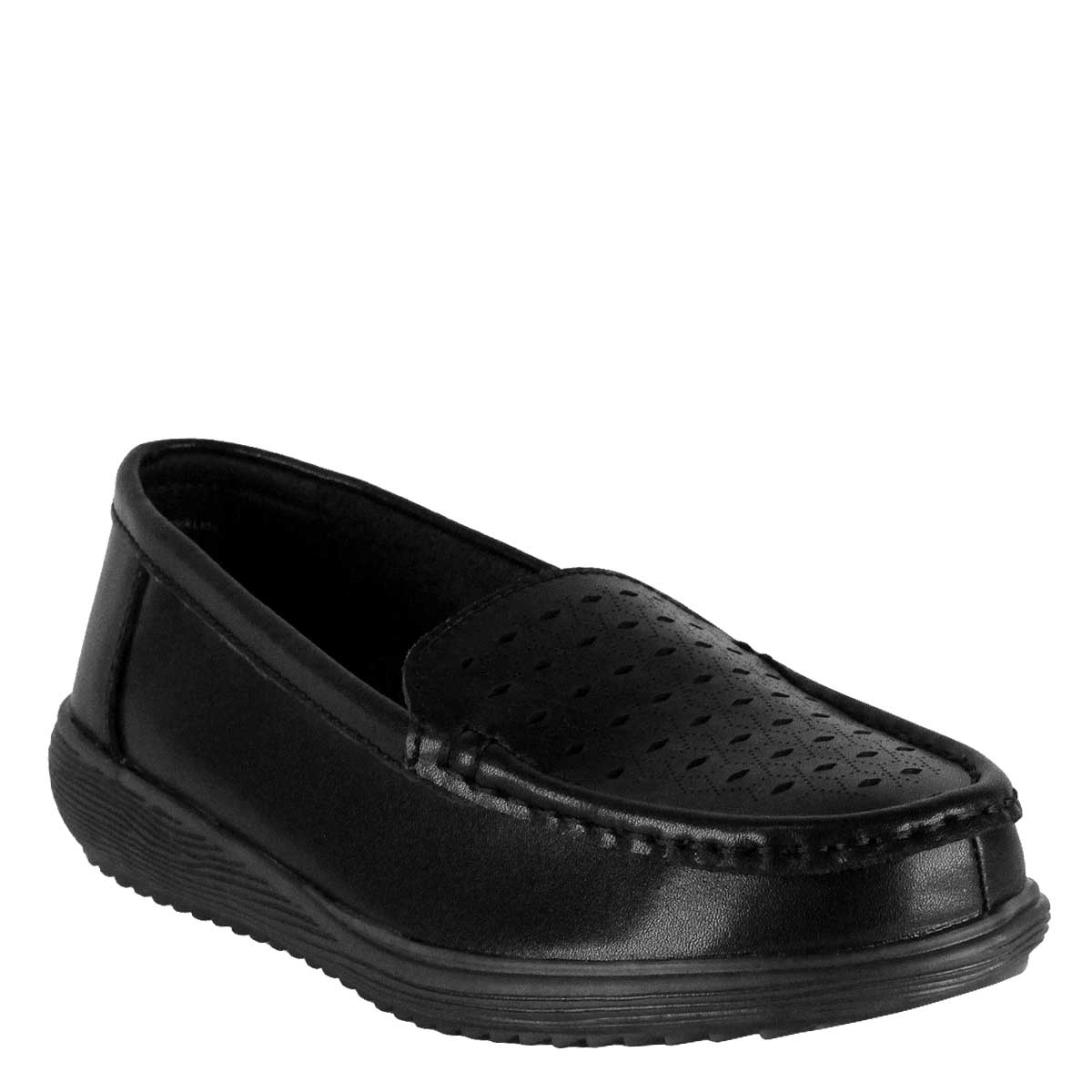 Mocasín Adriano Negro de Cuero