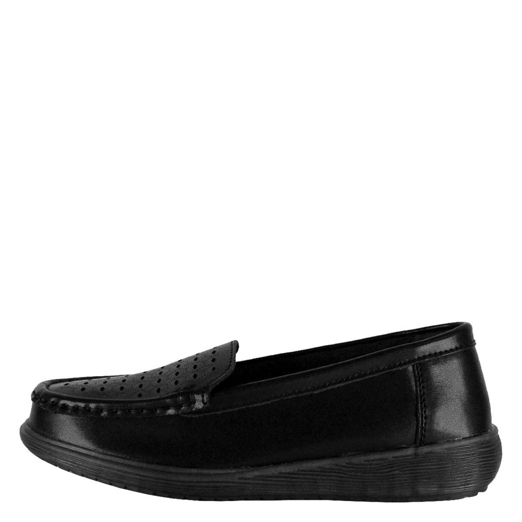 Mocasín Adriano Negro de Cuero