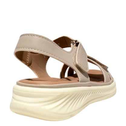 Sandalia Amelie Beige
