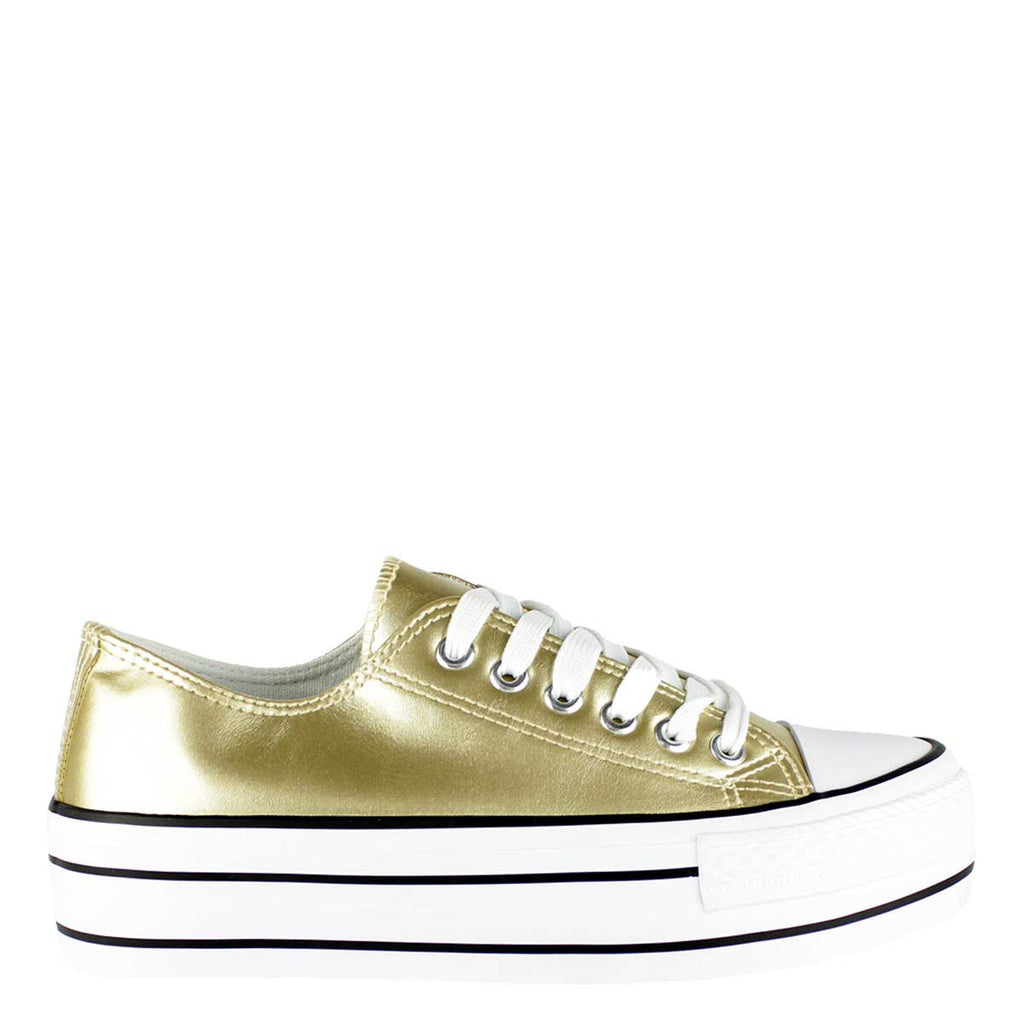 Zapatilla Atenas Dorada