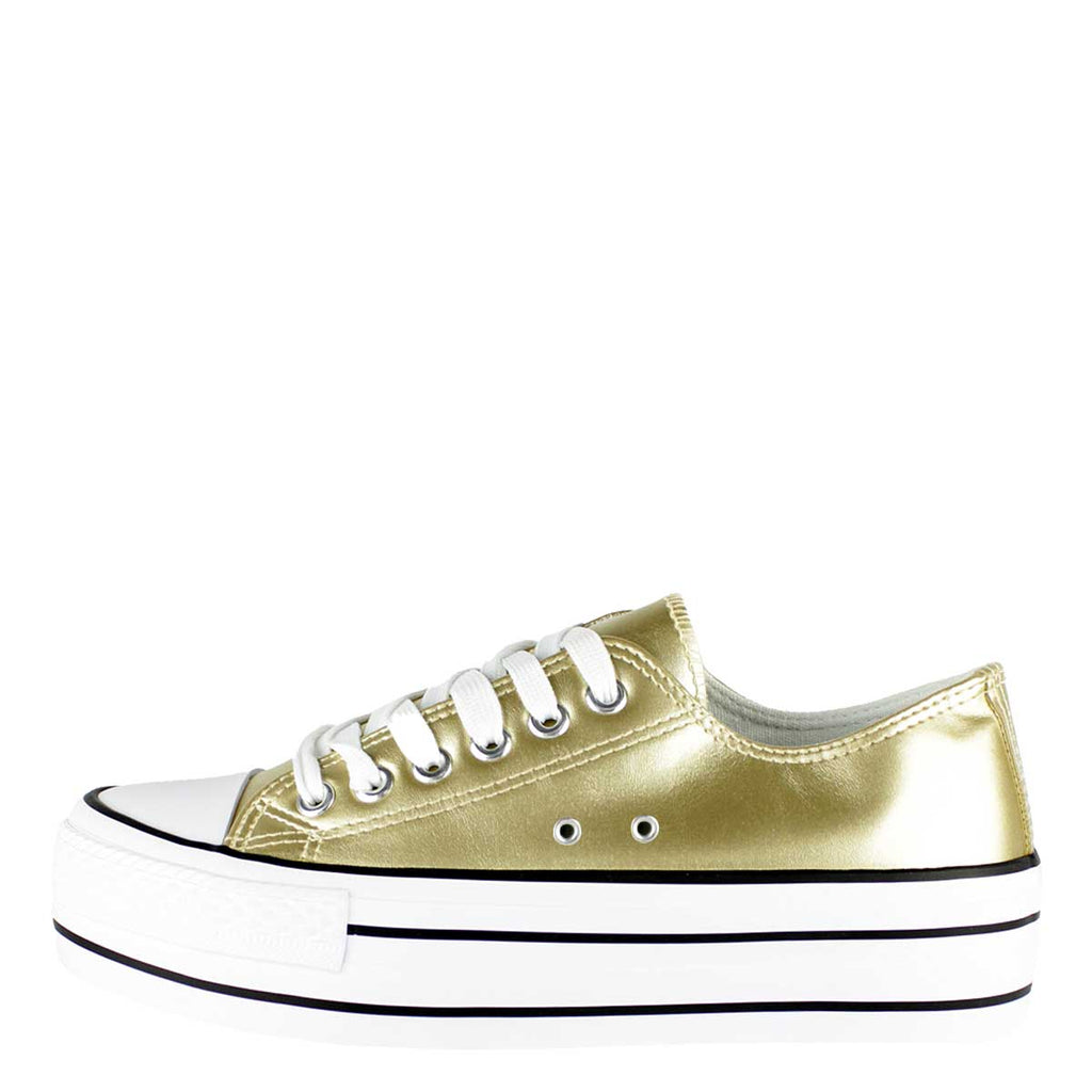 Zapatilla Atenas Dorada
