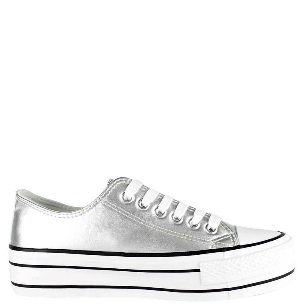 Zapatilla Atenas Plateada