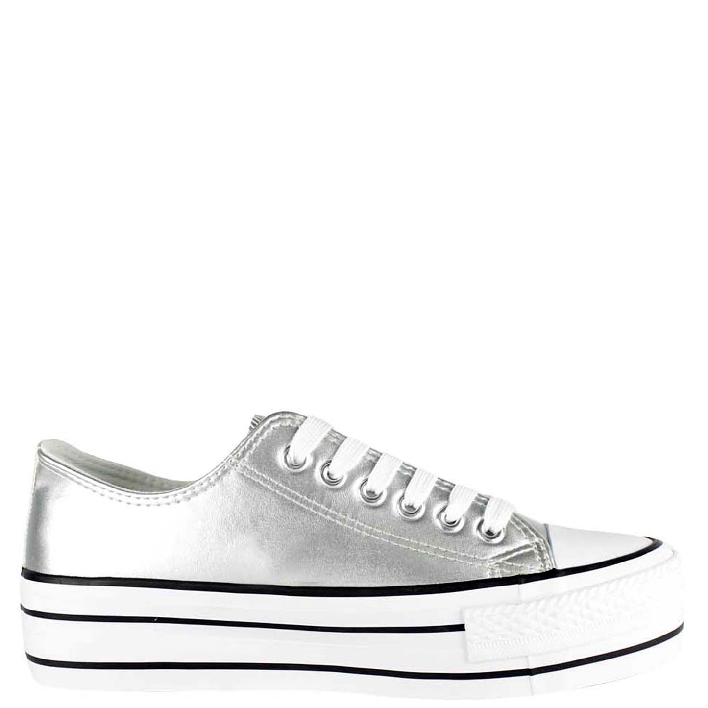 Zapatilla Atenas Plateada