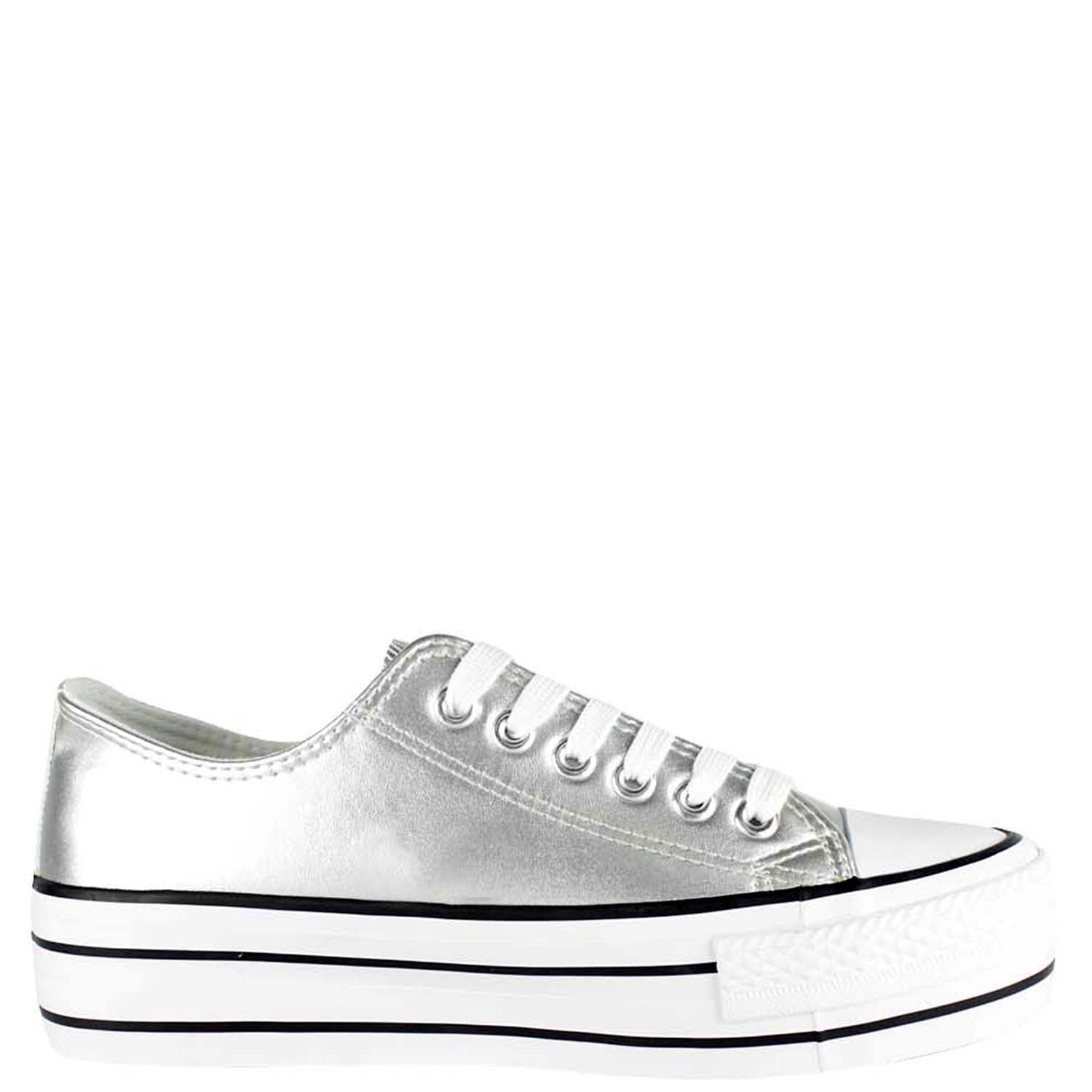 Zapatilla Atenas Plateada