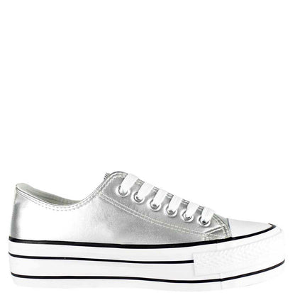 Zapatilla Atenas Plateada