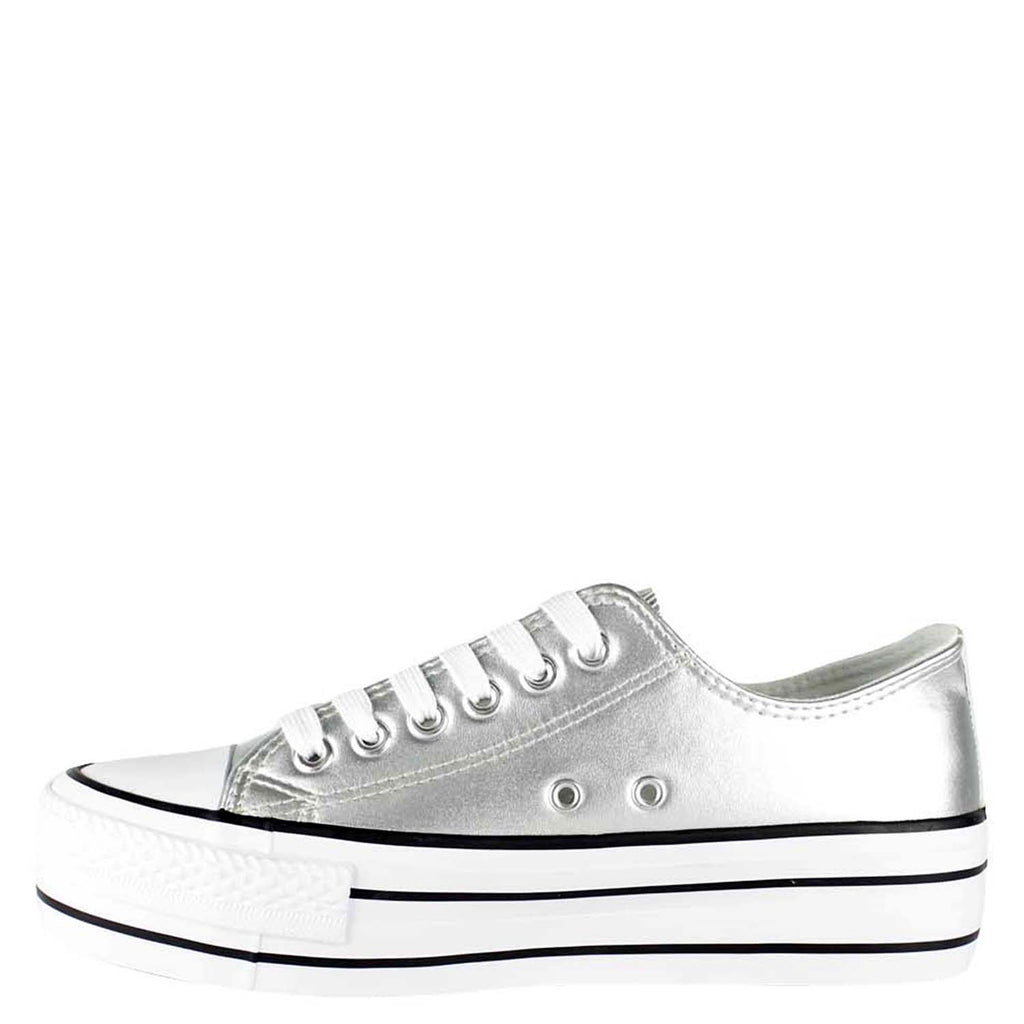 Zapatilla Atenas Plateada