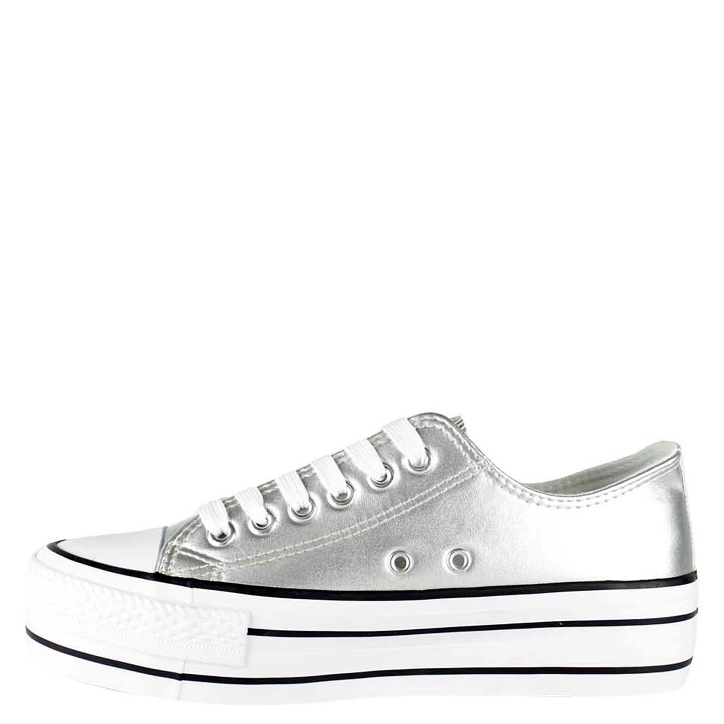 Zapatilla Atenas Plateada