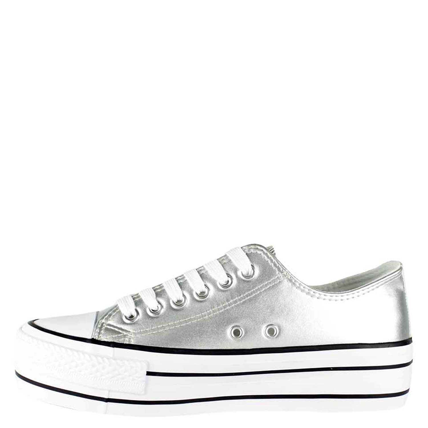 Zapatilla Atenas Plateada