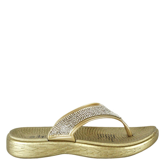 Sandalia Blanche Dorada