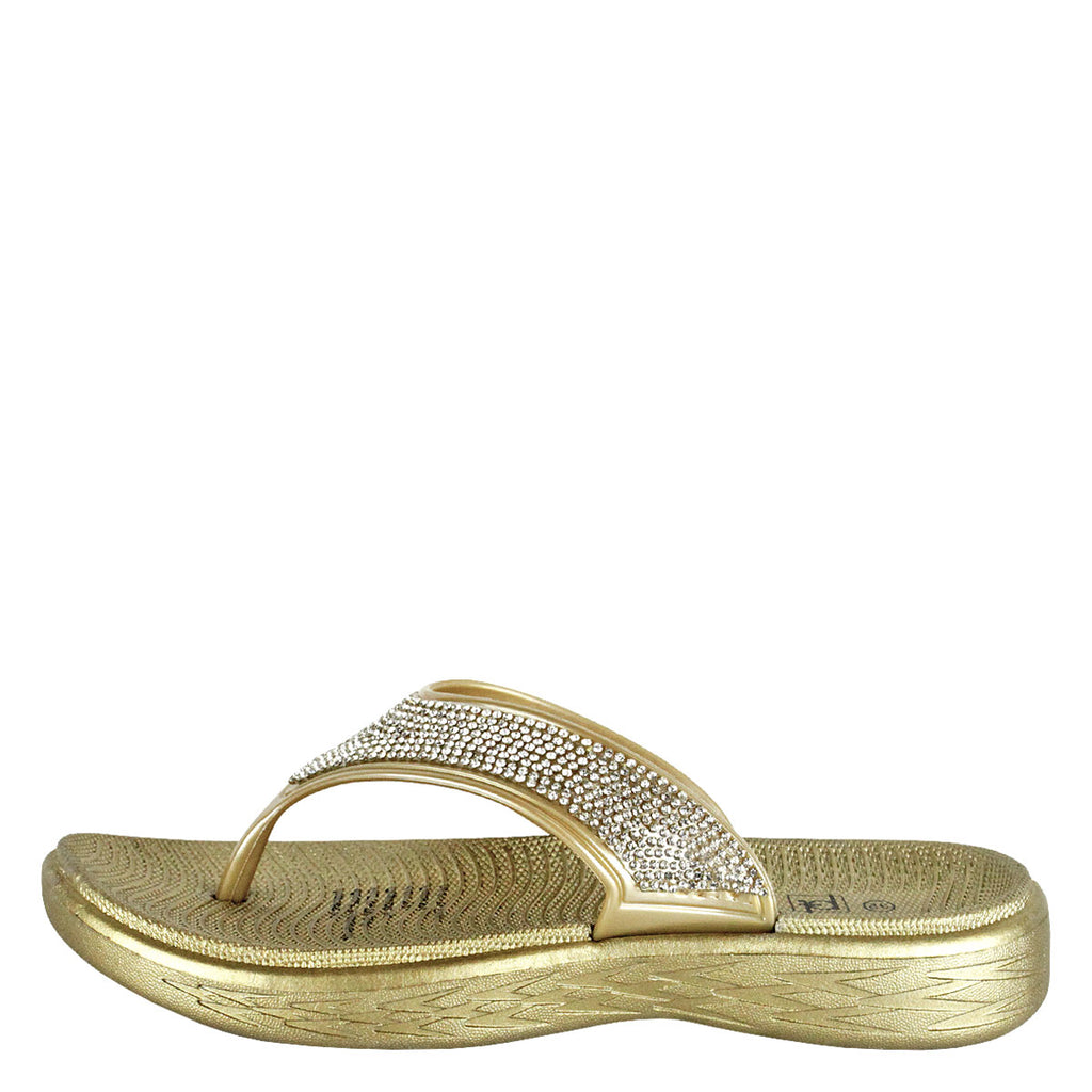 Sandalia Blanche Dorada