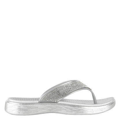 Sandalia Blanche Plateada