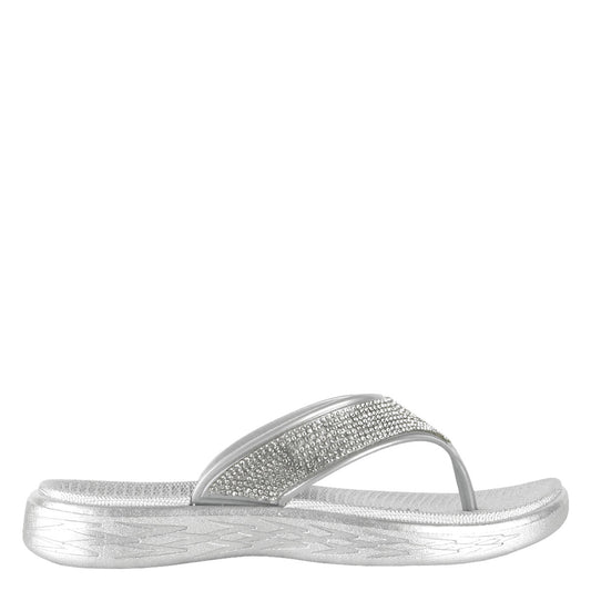 Sandalia Blanche Plateada