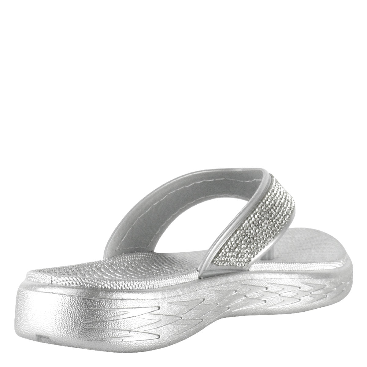 Sandalia Blanche Plateada