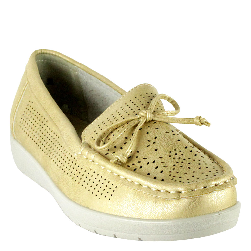 Mocasín Brisa Dorado