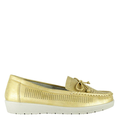 Mocasín Brisa Dorado