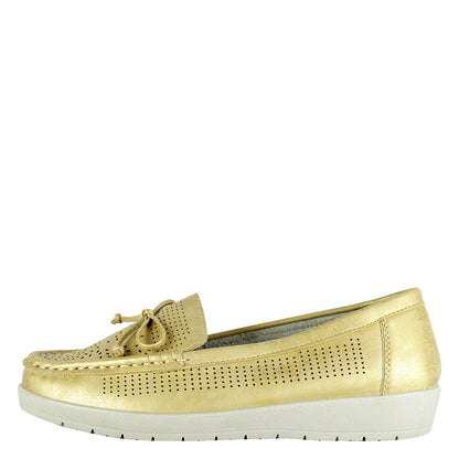 Mocasín Brisa Dorado