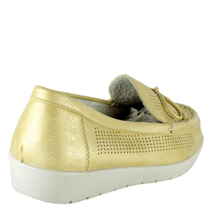 Mocasín Brisa Dorado