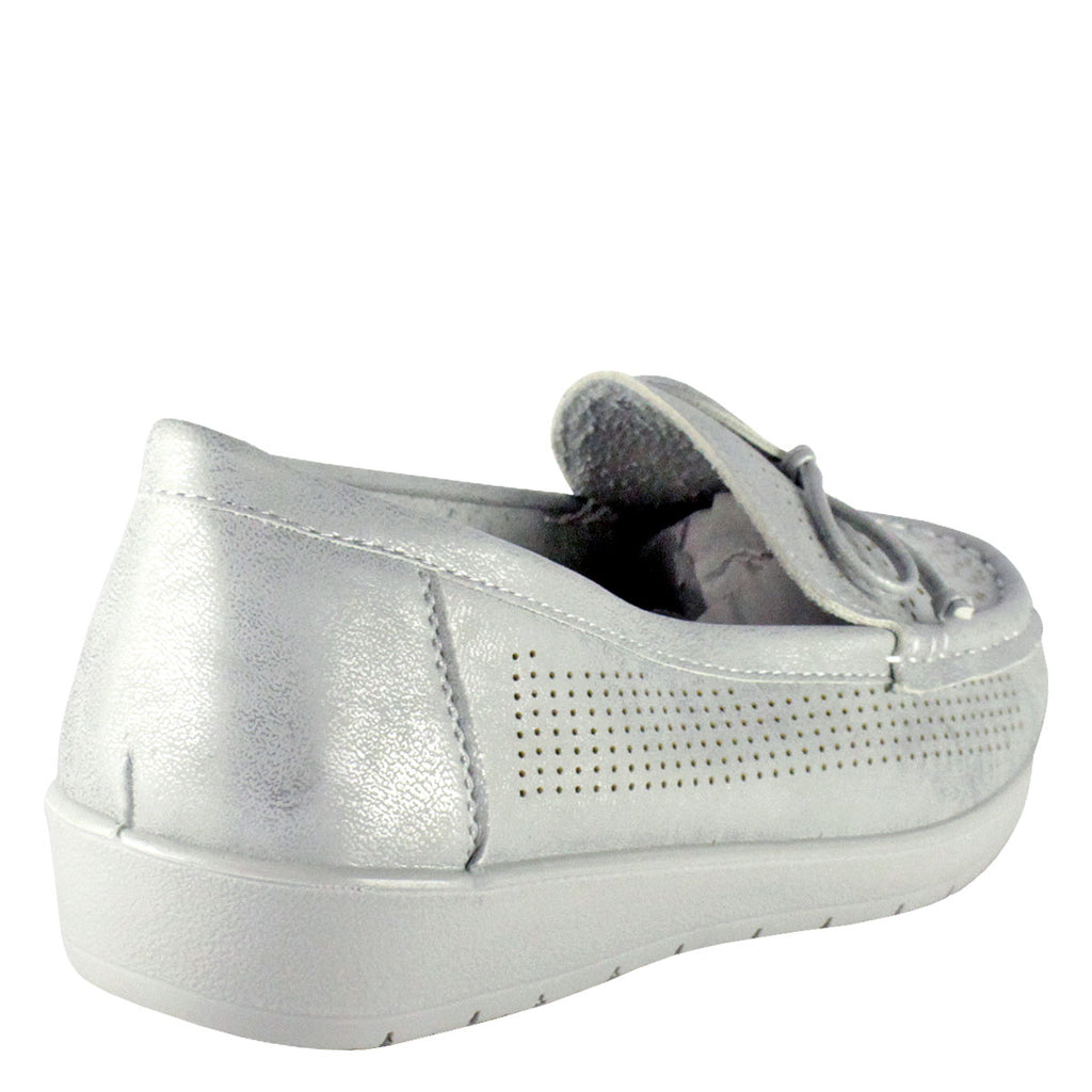 Mocasín Brisa Plateado