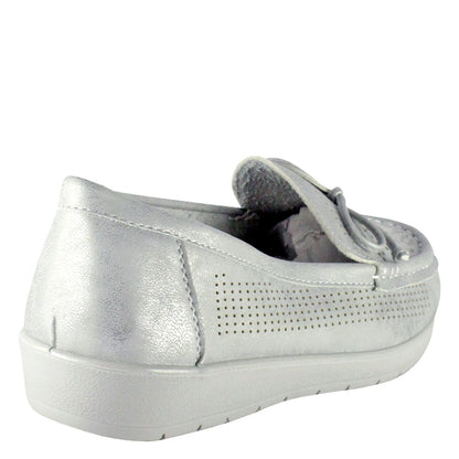 Mocasín Brisa Plateado