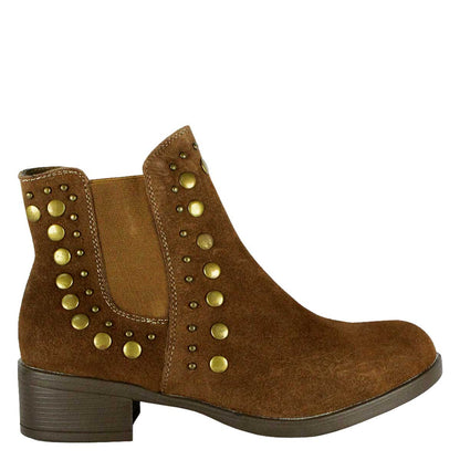 Botín Dante de Cuero Café