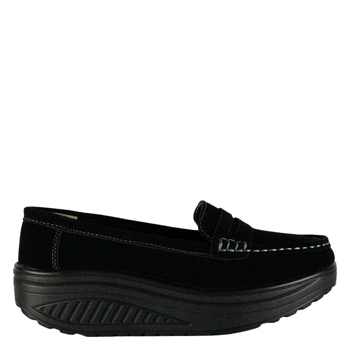 Mocasín Emanuel Negro de Cuero