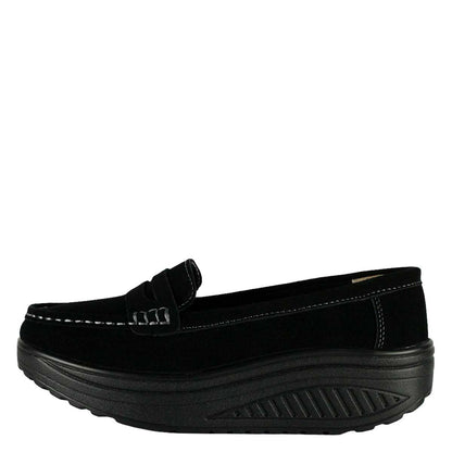 Mocasín Emanuel Negro de Cuero