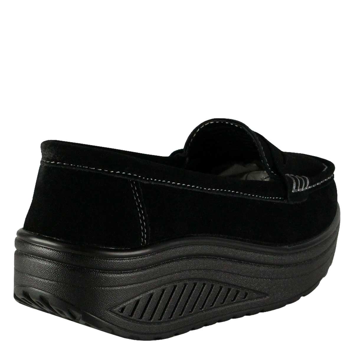 Mocasín Emanuel Negro de Cuero