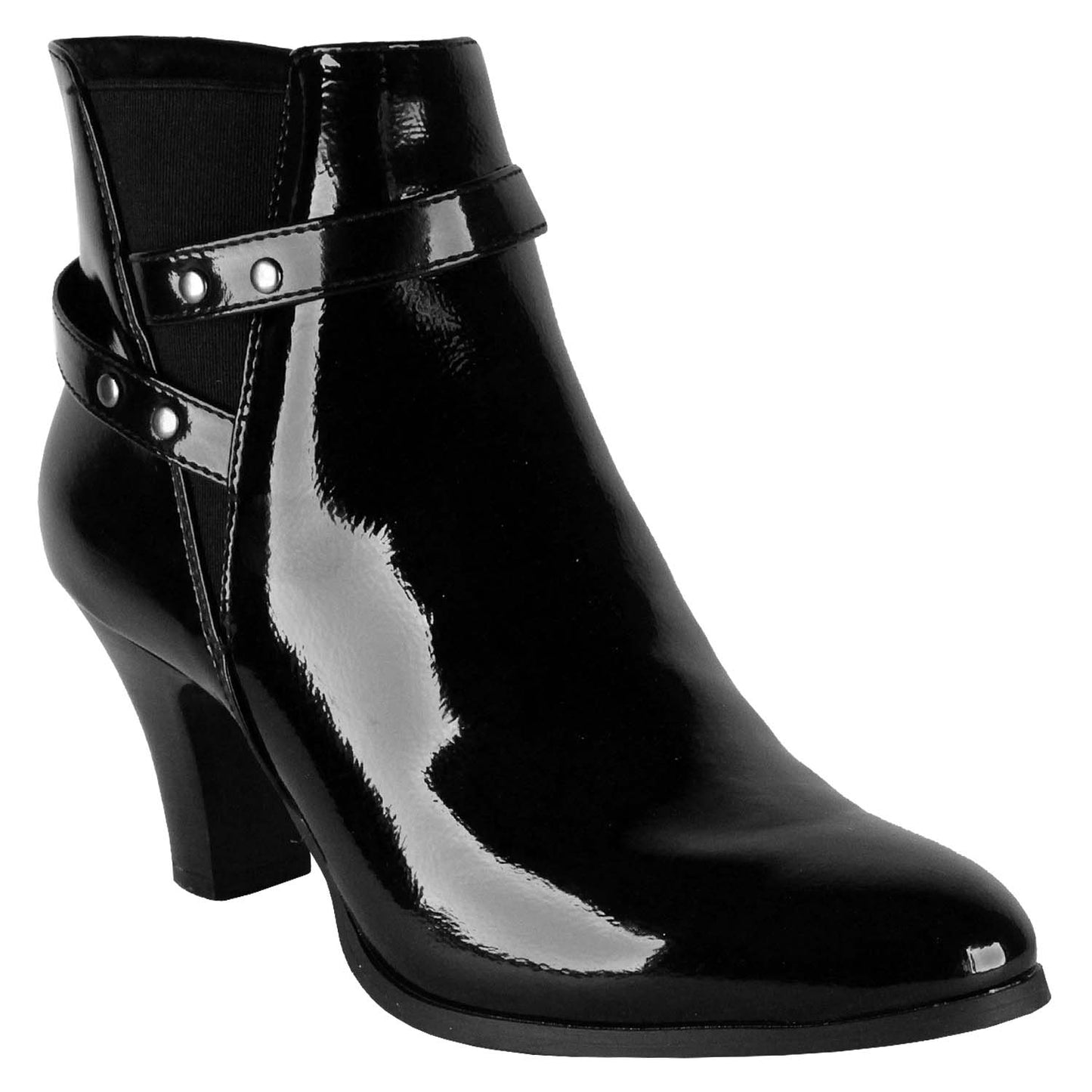 Botín Amadeo Negro Charol