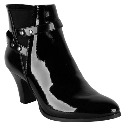 Botín Amadeo Negro Charol