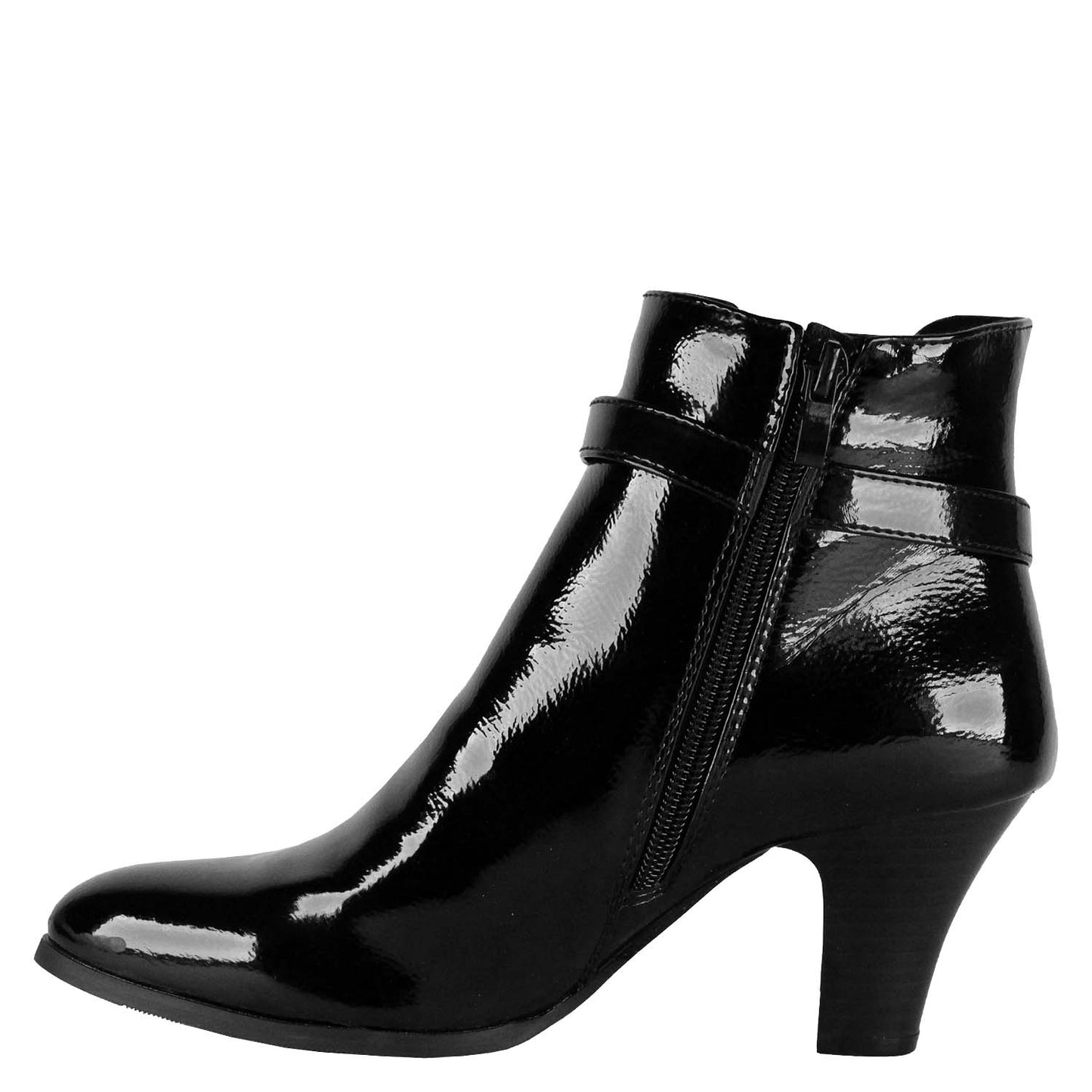 Botín Amadeo Negro Charol