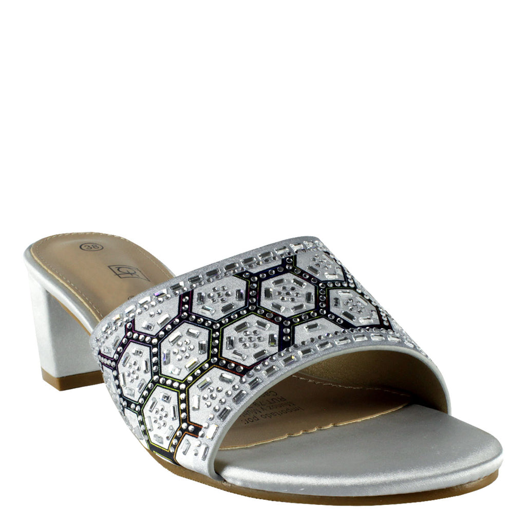 Sandalia Giulia Plateada