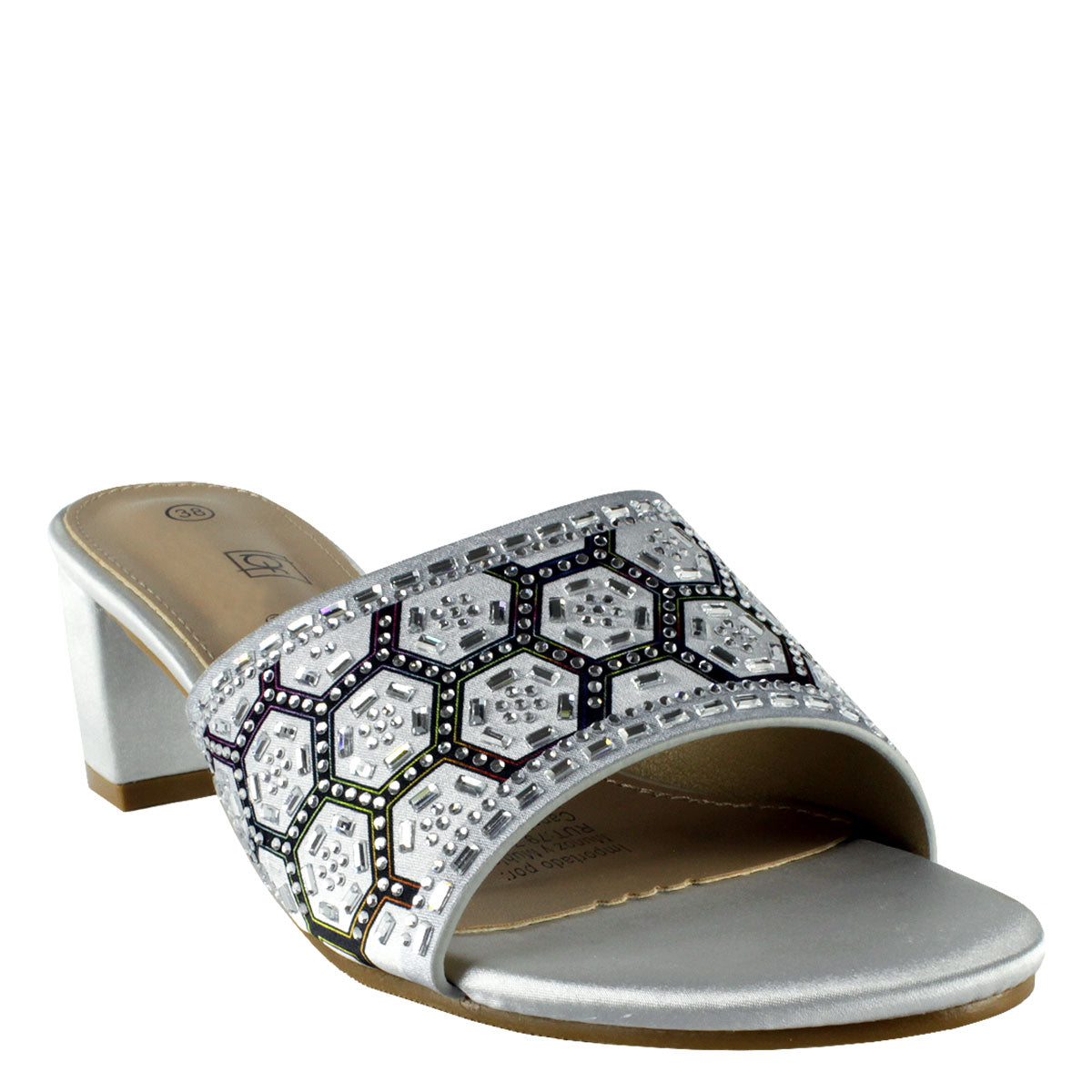 Sandalia Giulia Plateada