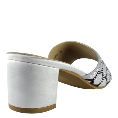 Sandalia Giulia Plateada