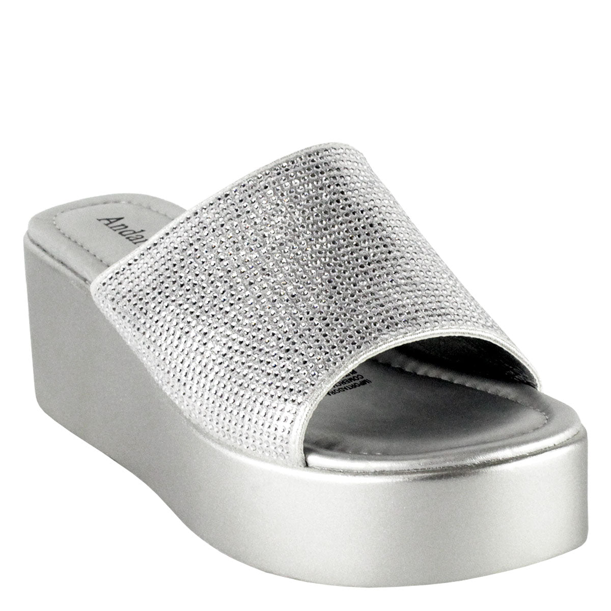 Sandalia Glam Plateada