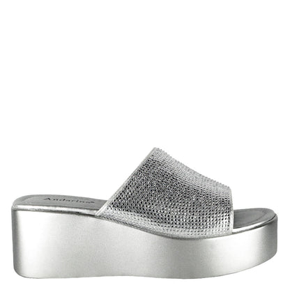 Sandalia Glam Plateada