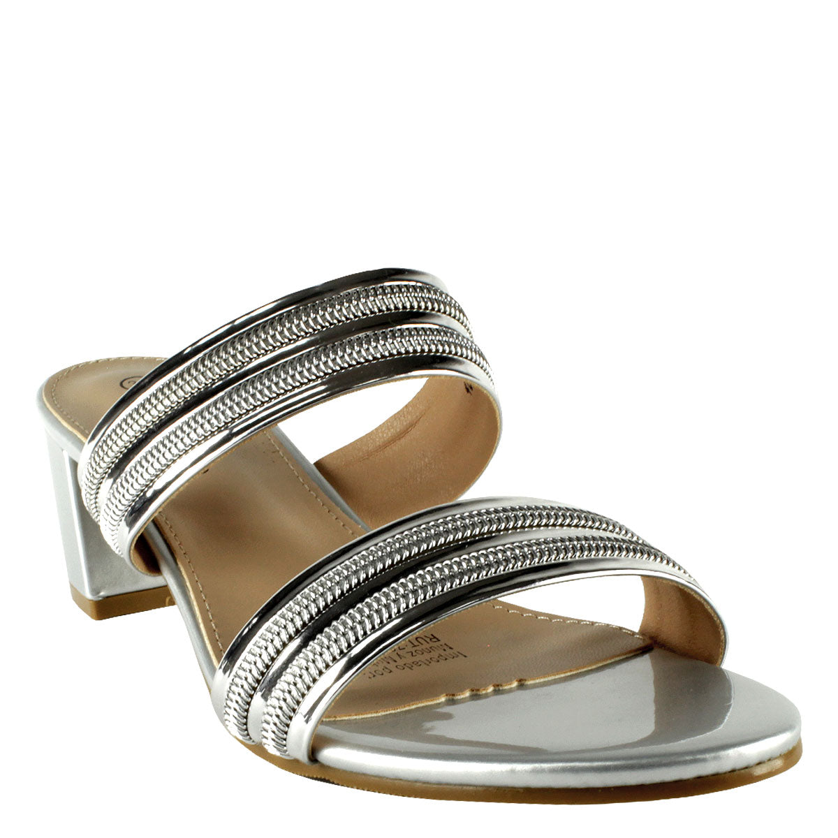 Sandalia Greta Plateada