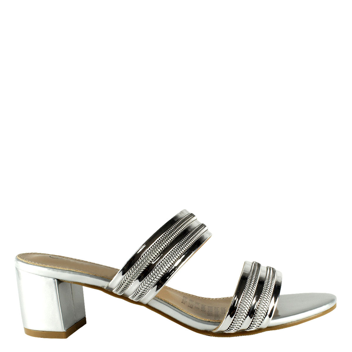 Sandalia Greta Plateada