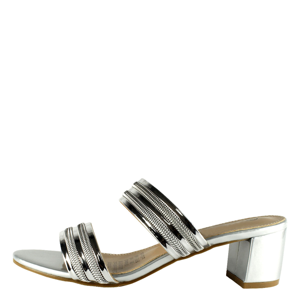 Sandalia Greta Plateada