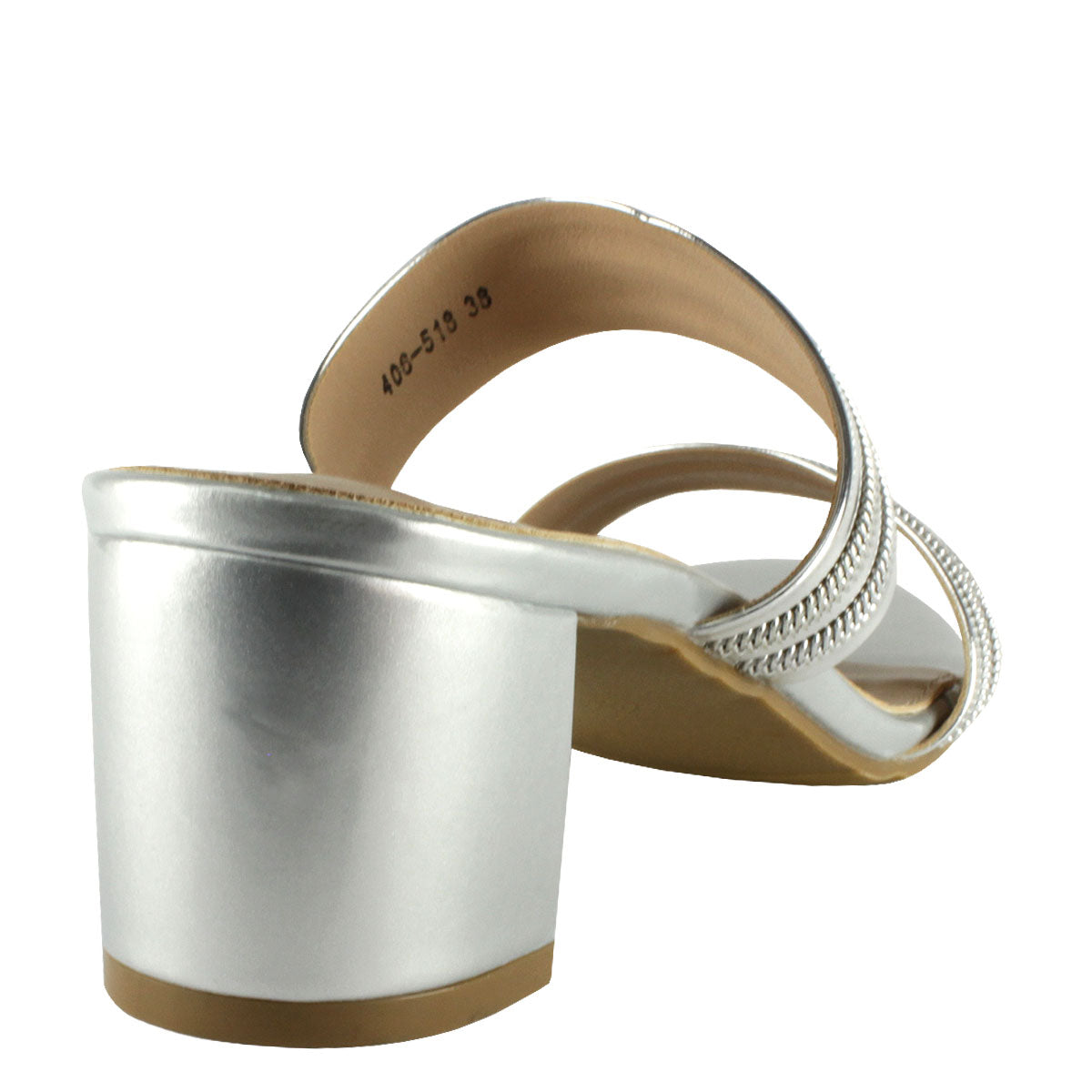 Sandalia Greta Plateada