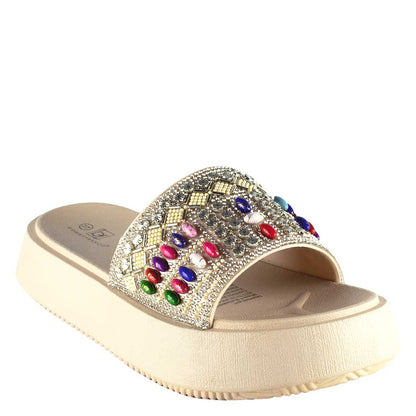 Sandalia Joanne Beige