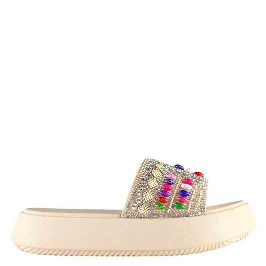 Sandalia Joanne Beige