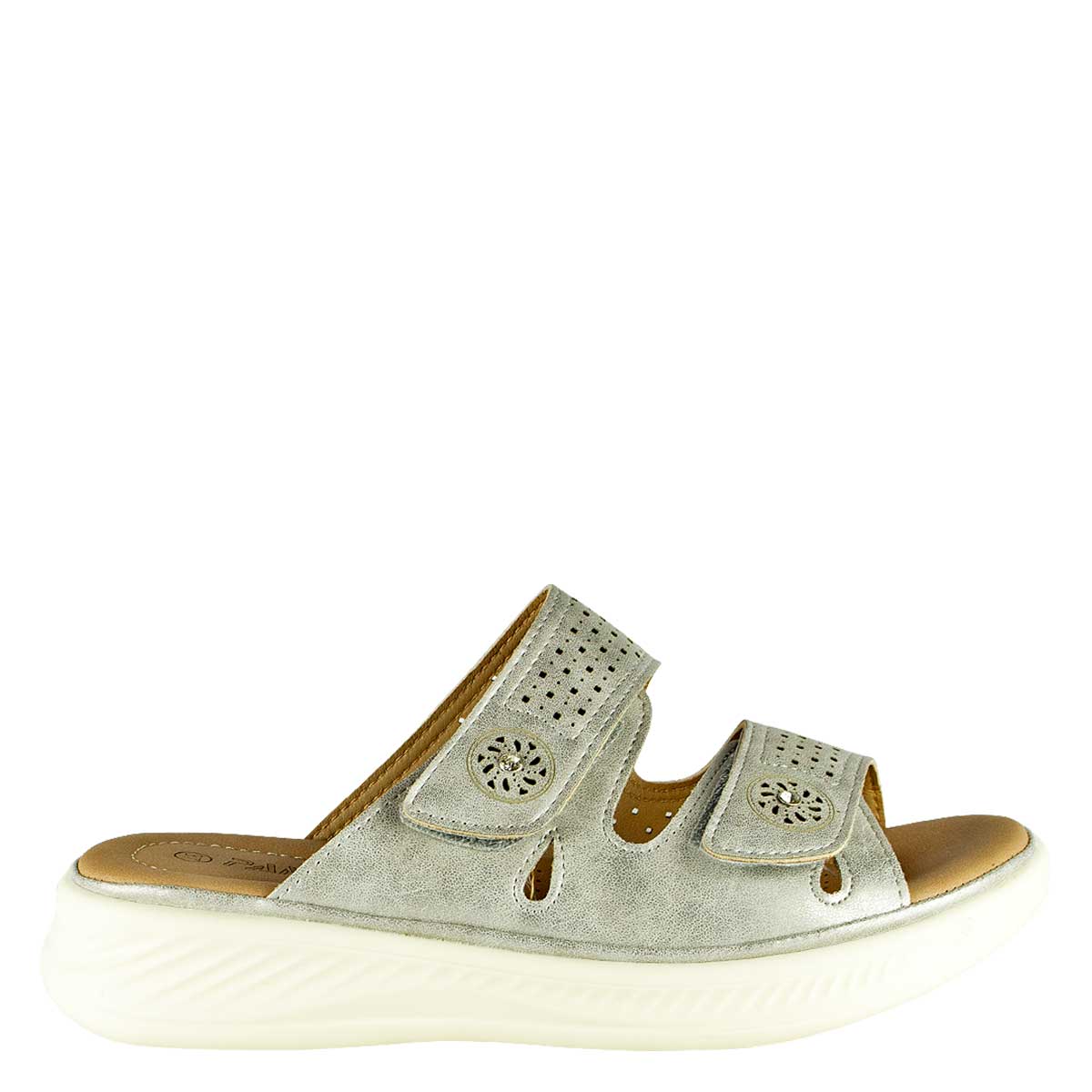 Sandalia Malibú Plateada