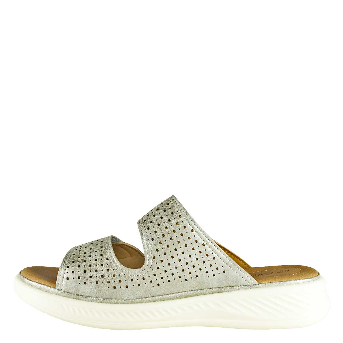 Sandalia Malibú Plateada