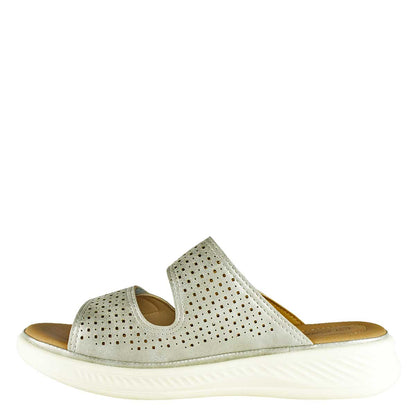 Sandalia Malibú Plateada