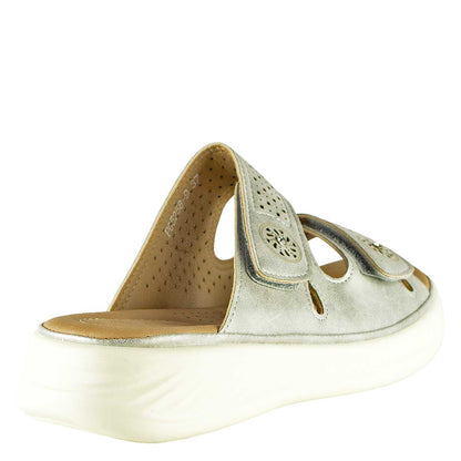 Sandalia Malibú Plateada