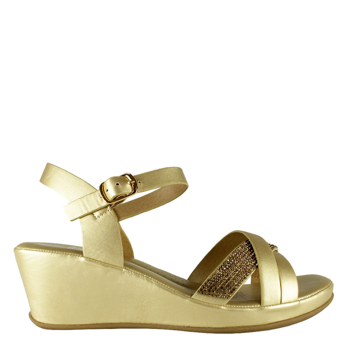 Sandalia Odette Dorada