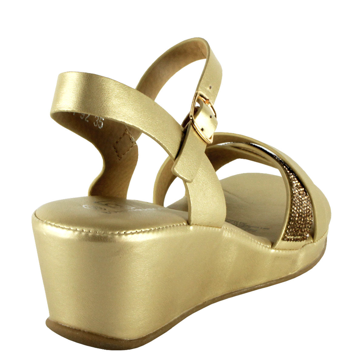 Sandalia Odette Dorada