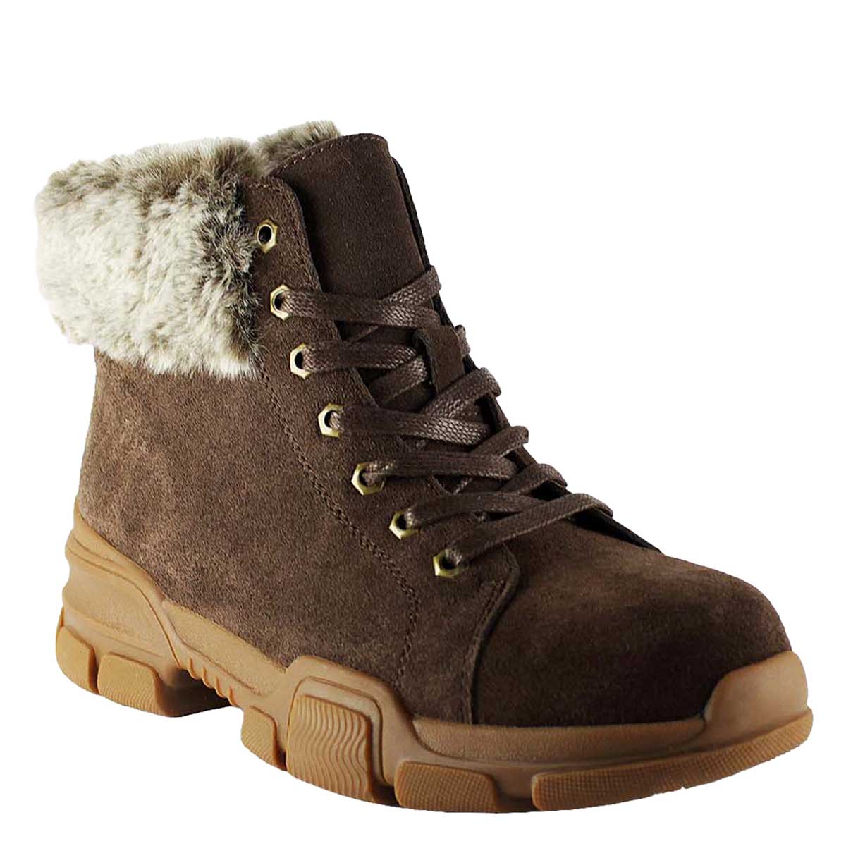 Botín Mauriz de Cuero Café