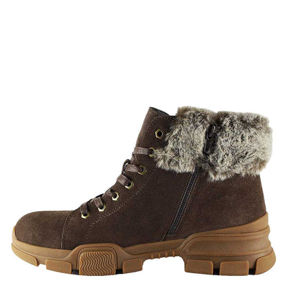 Botín Mauriz de Cuero Café