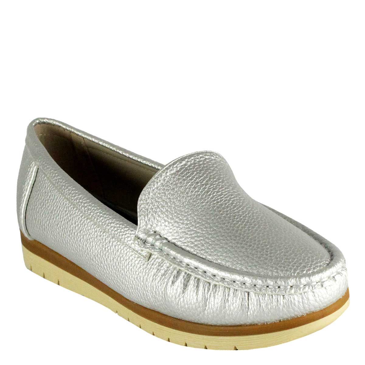 Mocasín Renzo Plateado
